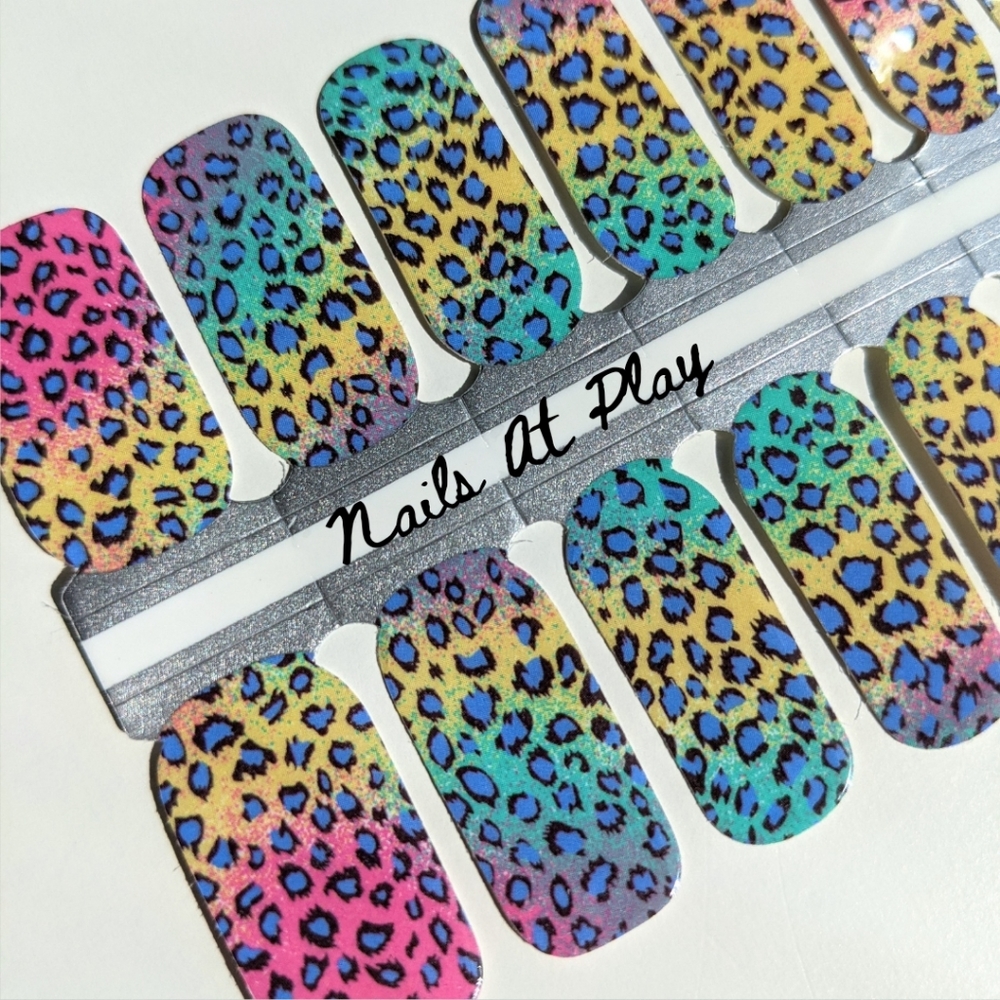 5 for $15 Nail Wraps- Rainbow Safari